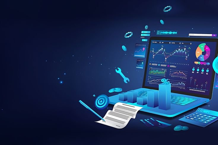 Software dashboard illustration